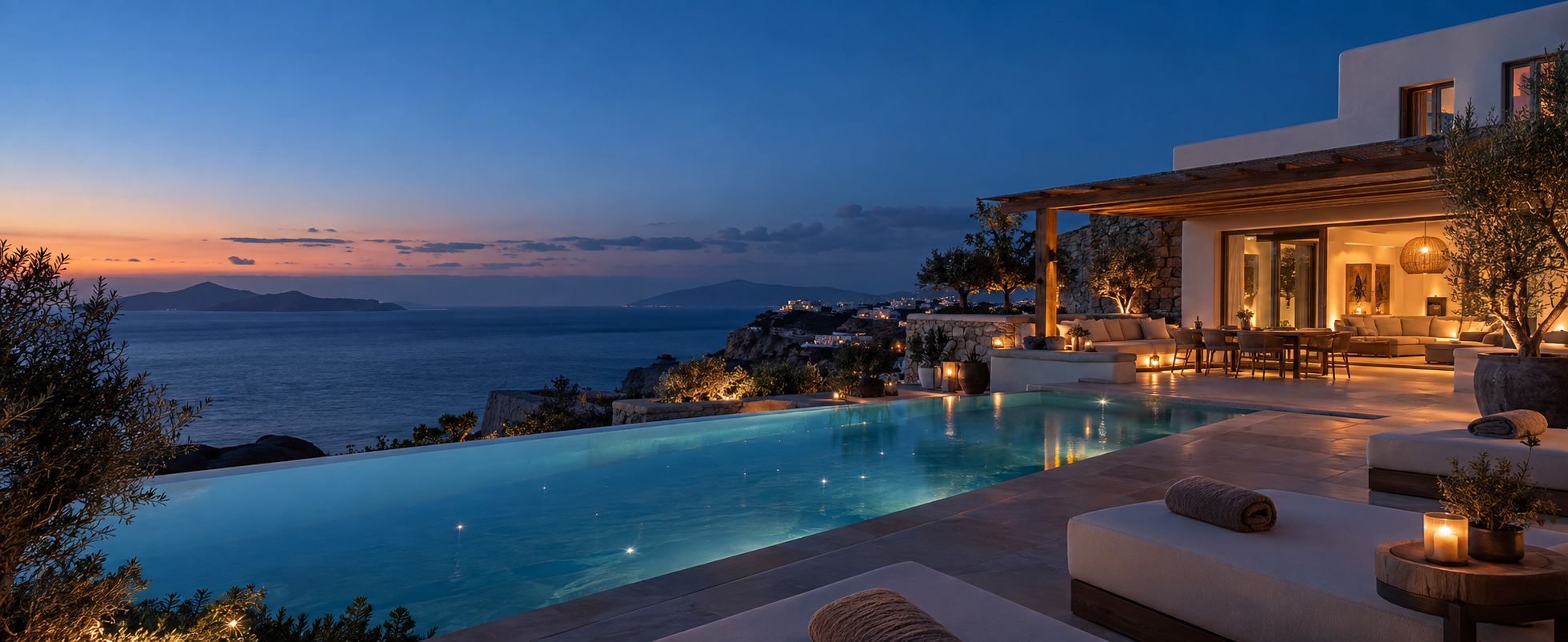 Akdeniz kıyısında modern bir resort otel örnek web sitesi görseli